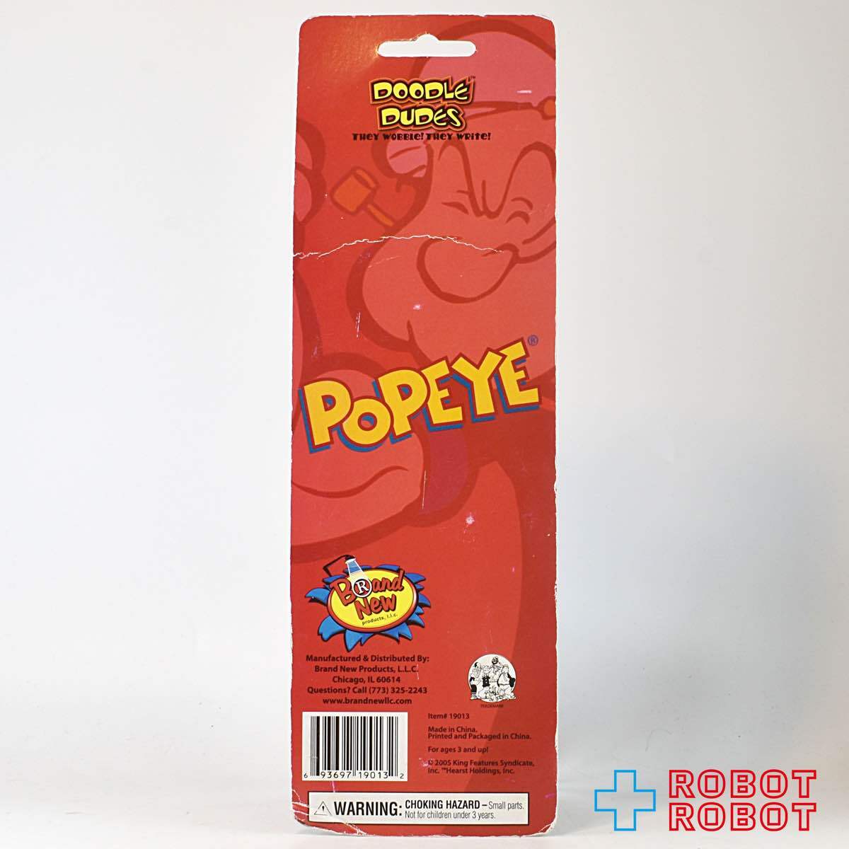 ブランドニュー社 ポパイ ドゥードルデューズ ボブルヘッド 未開封