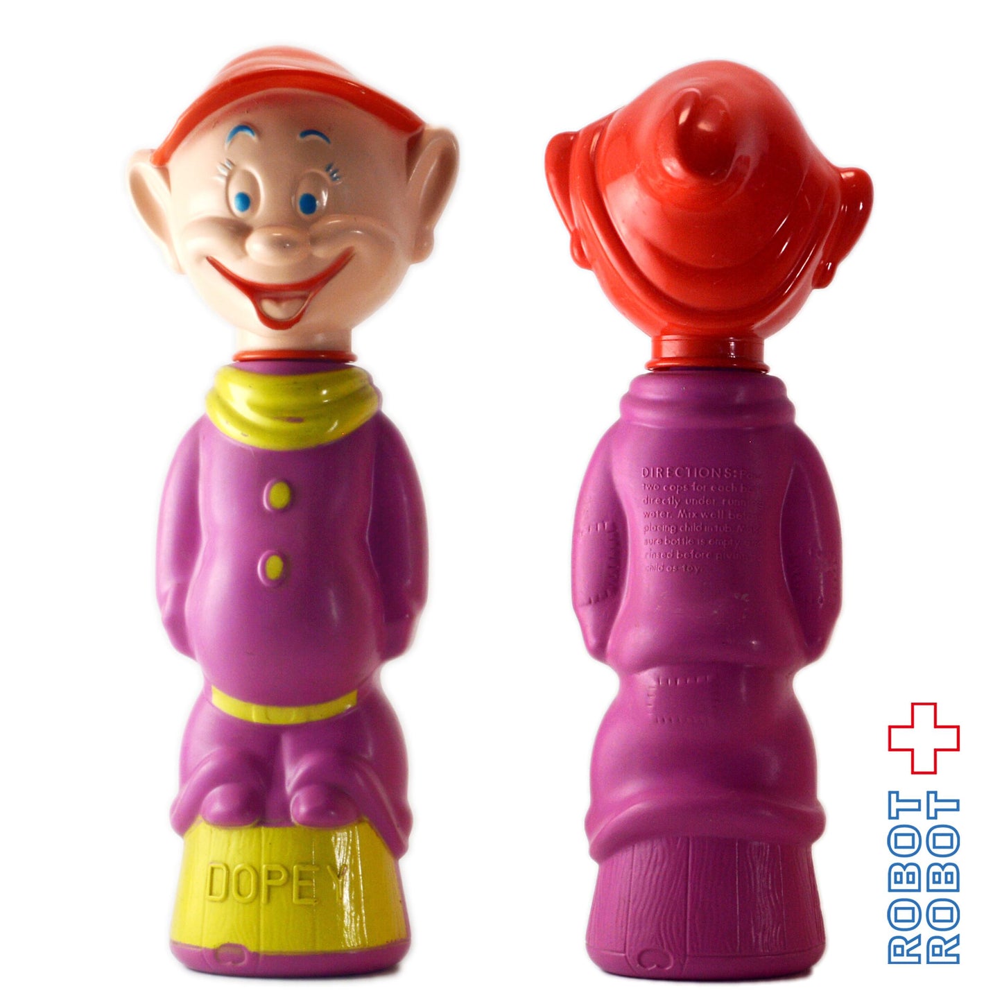 コルゲート ディズニー 7人の小人 おとぼけ ドーピー 赤帽子 ソーキー バブルバス シャンプーボトル