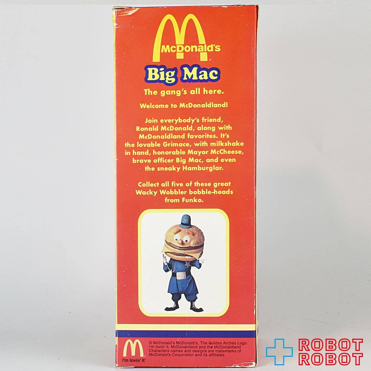 ファンコ マクドナルド ビックマックポリス ワッキーワブラー フィギュア