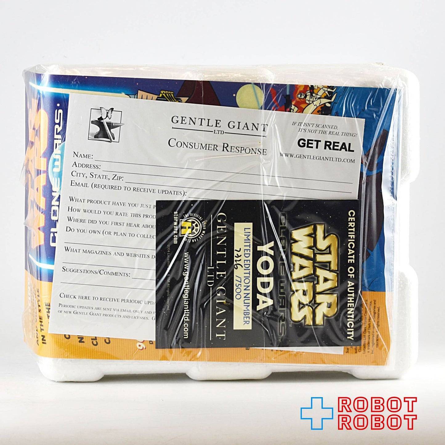 ジェントルジャイアント スター・ウォーズ クローンウォーズ マケット ヨーダ