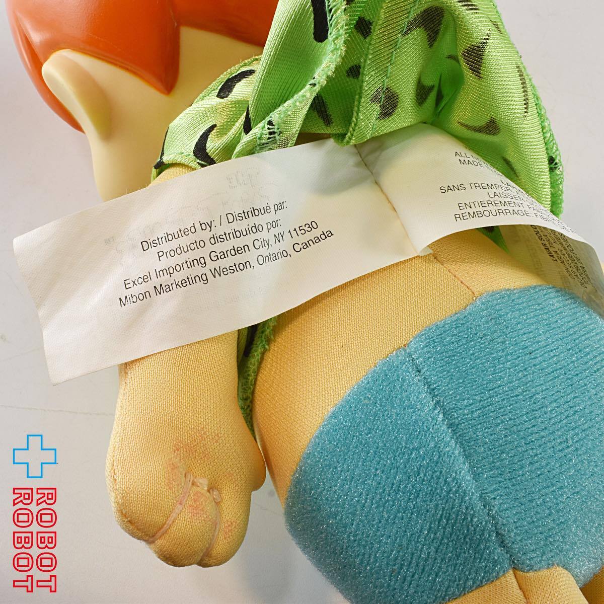 ハンナバーベラ フリントストーン バンバン&ぺブルス ぬいぐるみ人形 頭部ソフビ