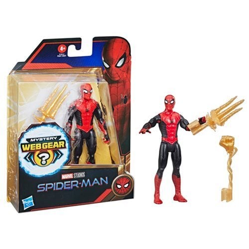 ハズブロ スパイダーマン ミステリー・ウェブギア スパイダーマン ブラック&レッドスーツ アクションフィギュア