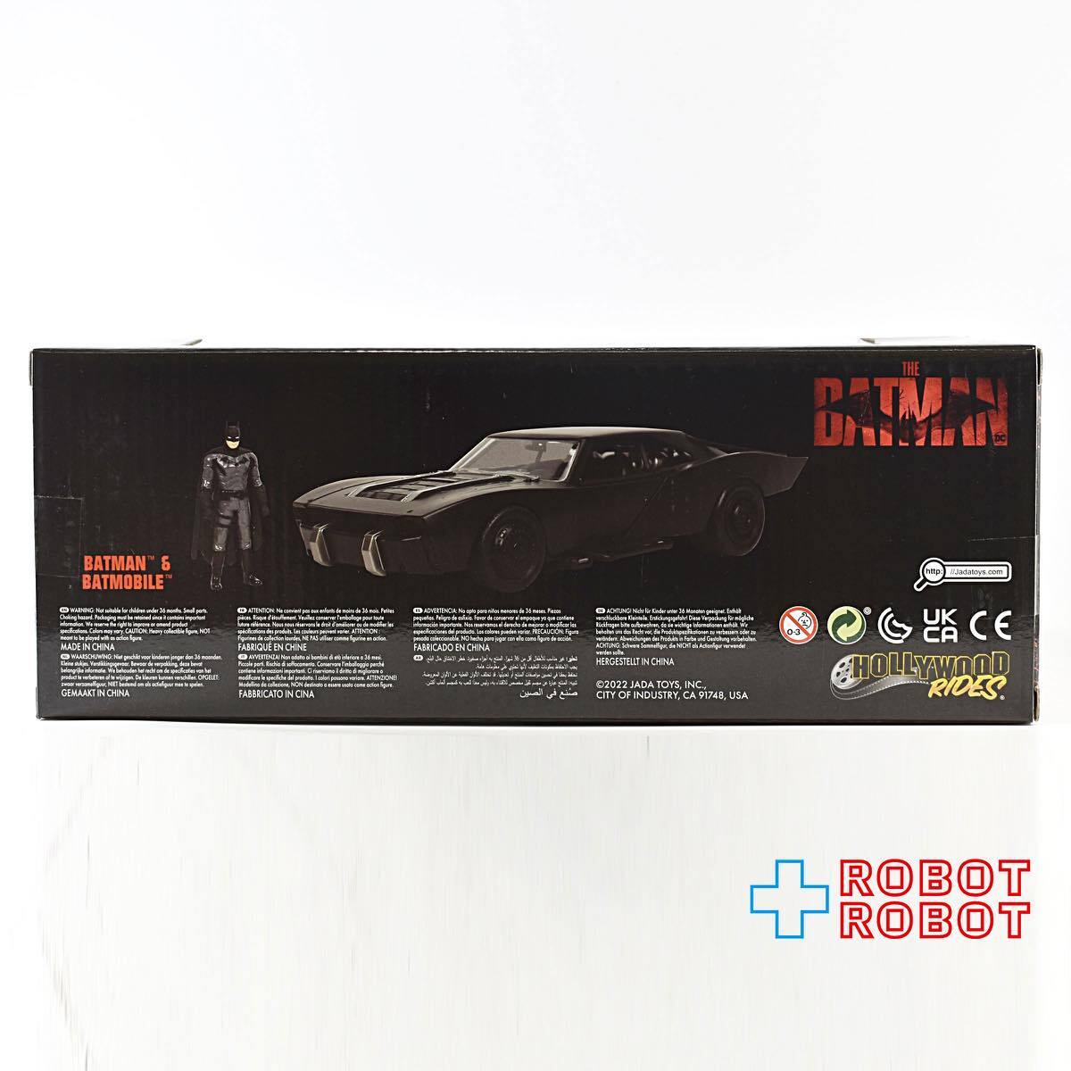 JADA TOYS メタルズ・ダイキャスト 1/24 ザ・バットマン バットマン & バットモービル 未開封