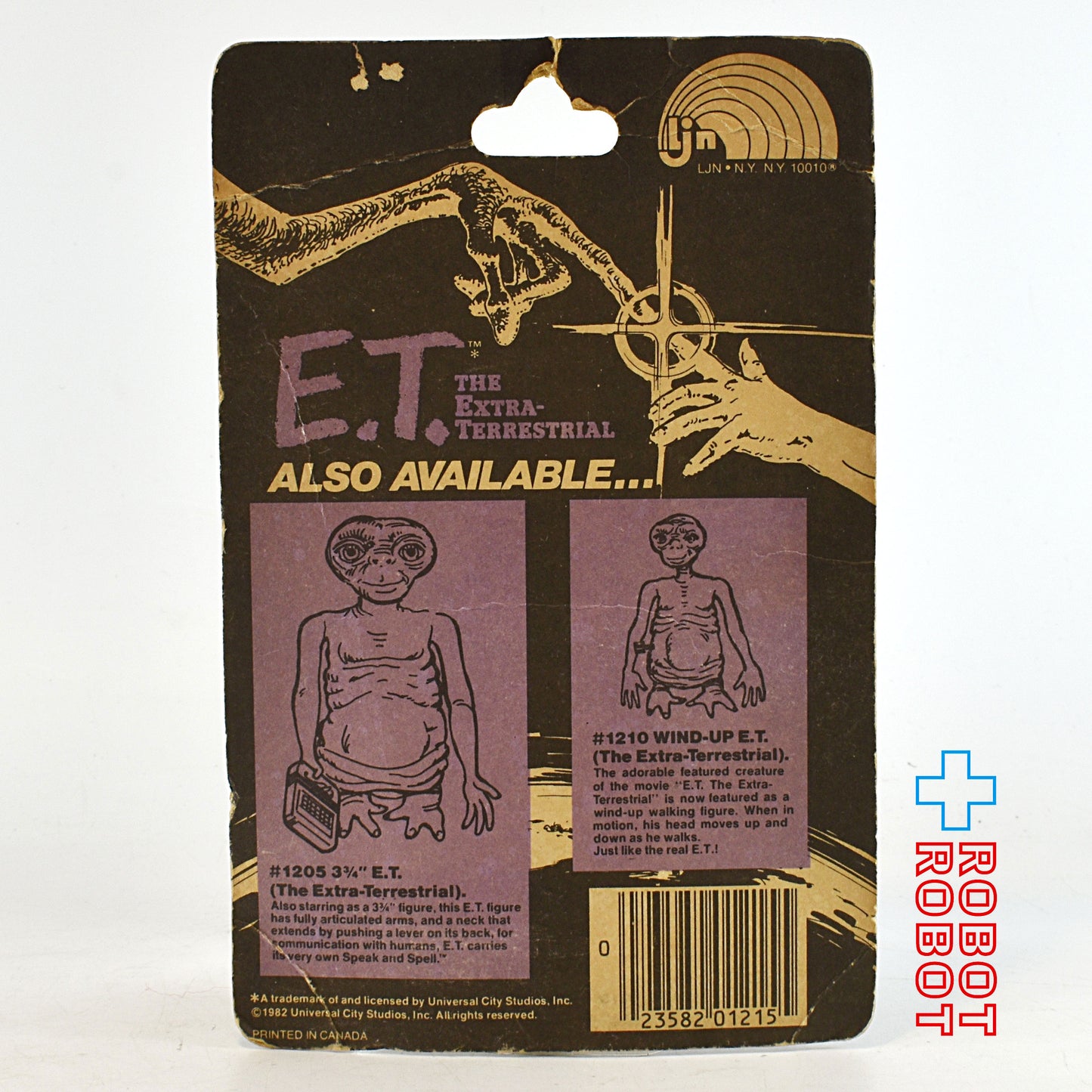 LJN E.T. PVCフィギュア #1219 スピーク&スペル 未開封