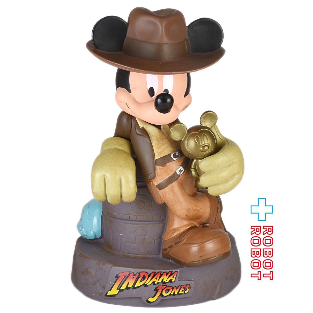 ミッキーマウス インディ・ジョーンズ ソフビ貯金箱 ディズニー ミッキーマウス インディ・ジョーンズ ソフビ貯金箱 ディズニー