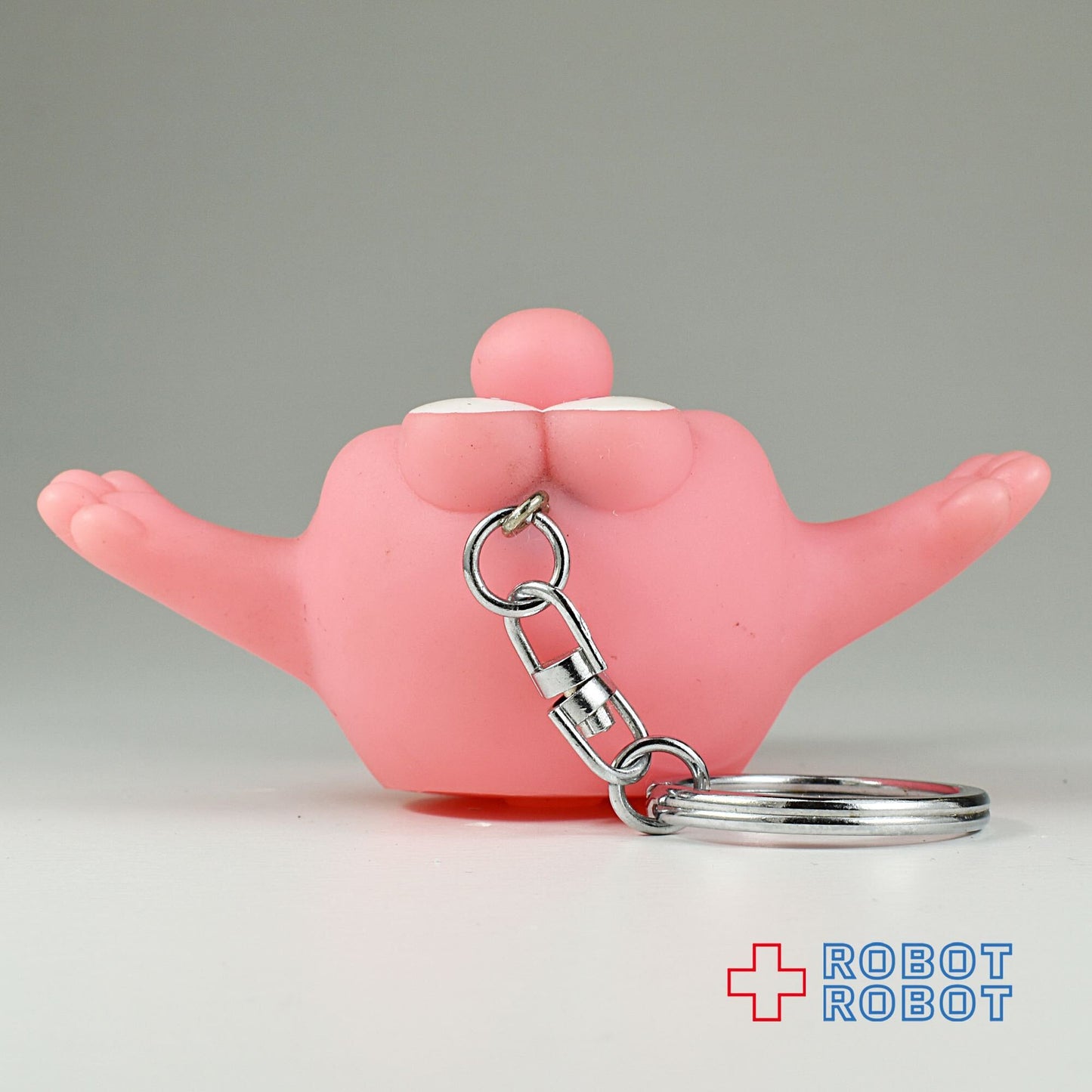 ミスターバブル ピンク色 ソフビキーチェーン