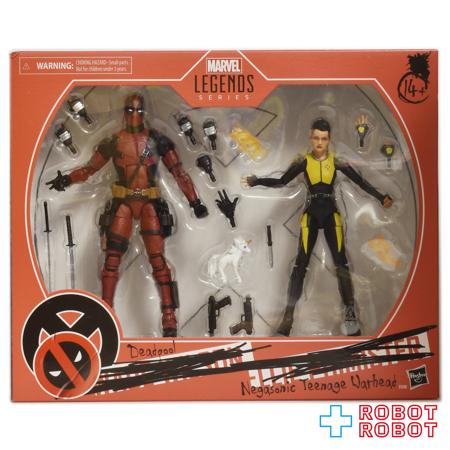 マーベルレジェンド デッドプール&ネガソニック・ティーンエイジ・ウォーヘッド 2パック 未開封