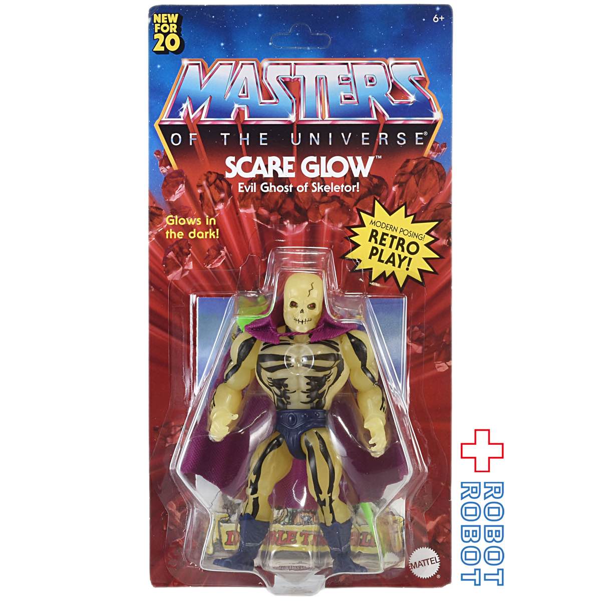 マテル MOTU マスターズ・オブ・ザ・ユニバース オリジンズ スケアグロウ 5.5インチ アクションフィギュア