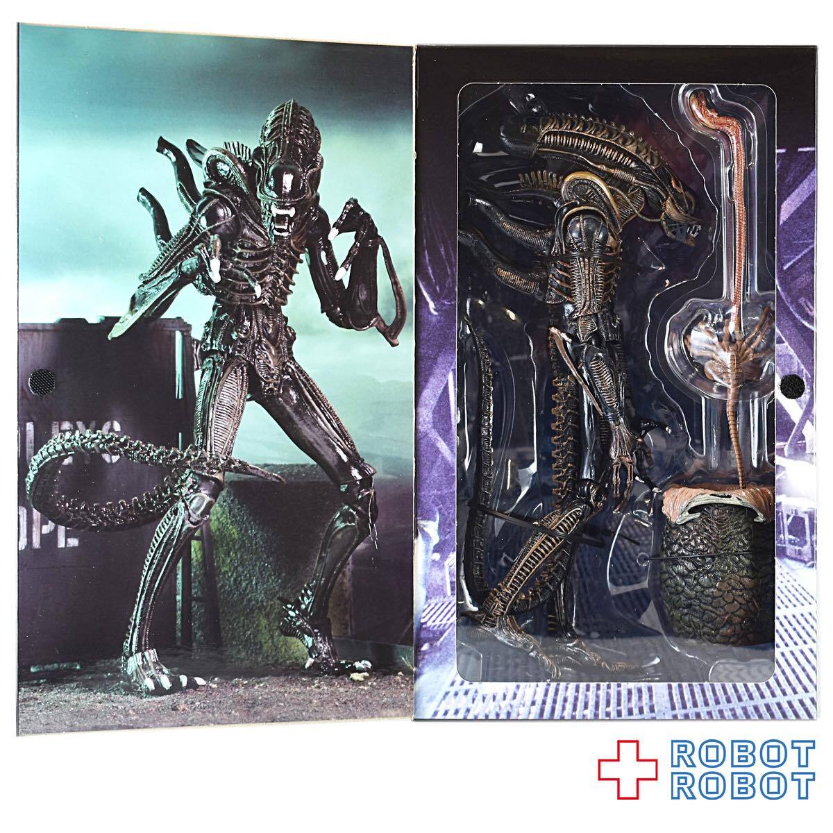 NECA ALIENS 7インチアルティメット エイリアン ウォーリアー ブラウン アクションフィギュア 箱入 ※難有り