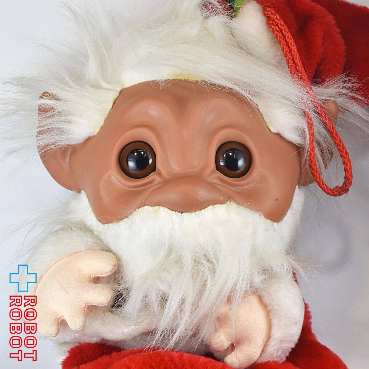 スミス トロール サンタクロース 白髪 ソフビフィギュア 靴下 ドール