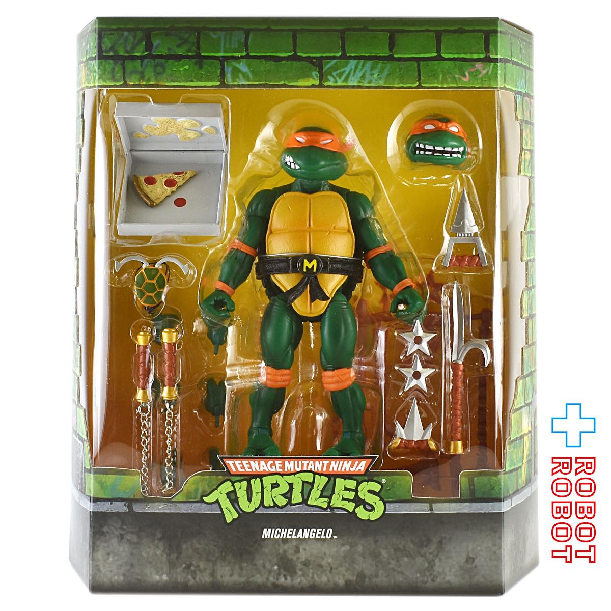 スーパー7 ミュータント・タートルズ アルティメット ミケランジェロ 7インチ アクションフィギュア