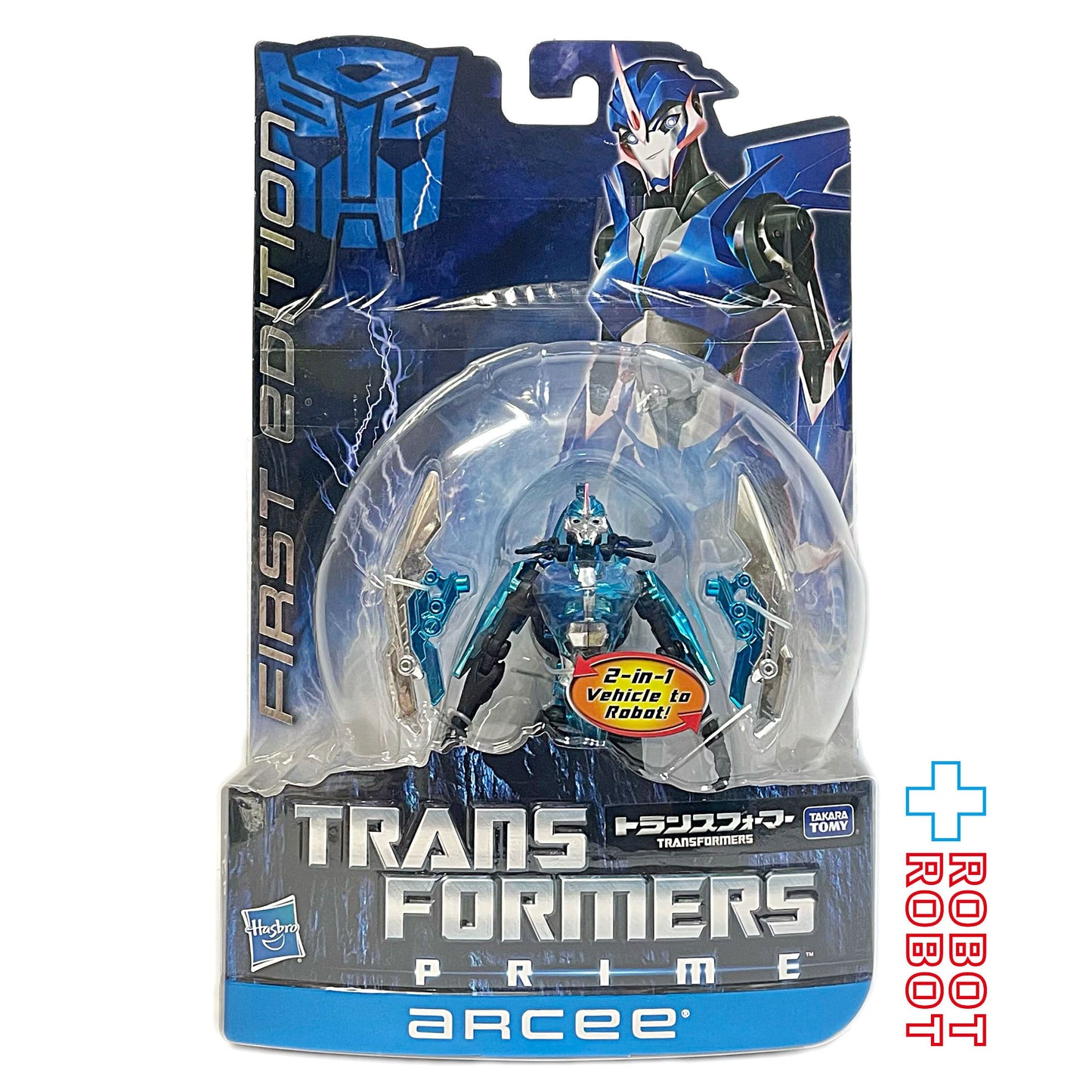 ⚫️タカラトミー トランスフォーマー プライム アーシー ブルーメッキバージョン ファーストエディション仕様1号店商品