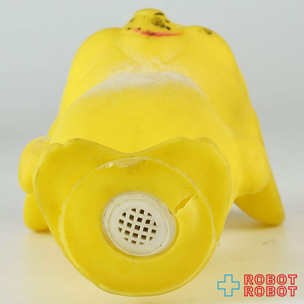 トムとジェリー ソフビフィギュア ジェリーマウス 黄色 ラバースクイーク