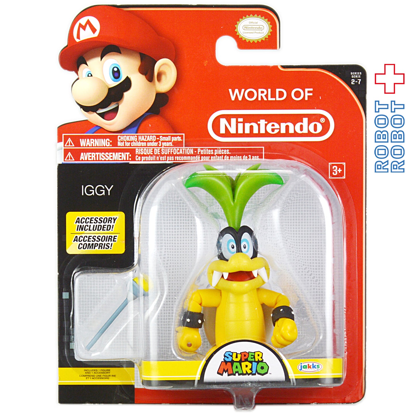 ワールドオブニンテンドー スーパーマリオ イギー 4インチ アクションフィギュア