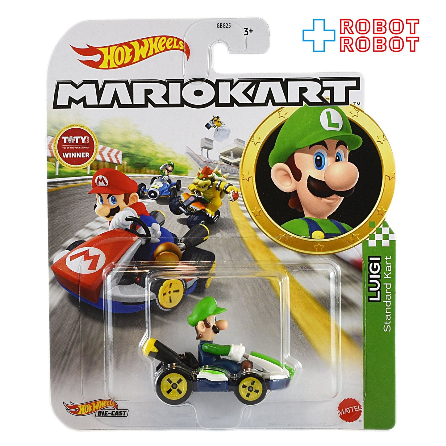 ホットウィール マリオカート ルイージ スタンダードカート