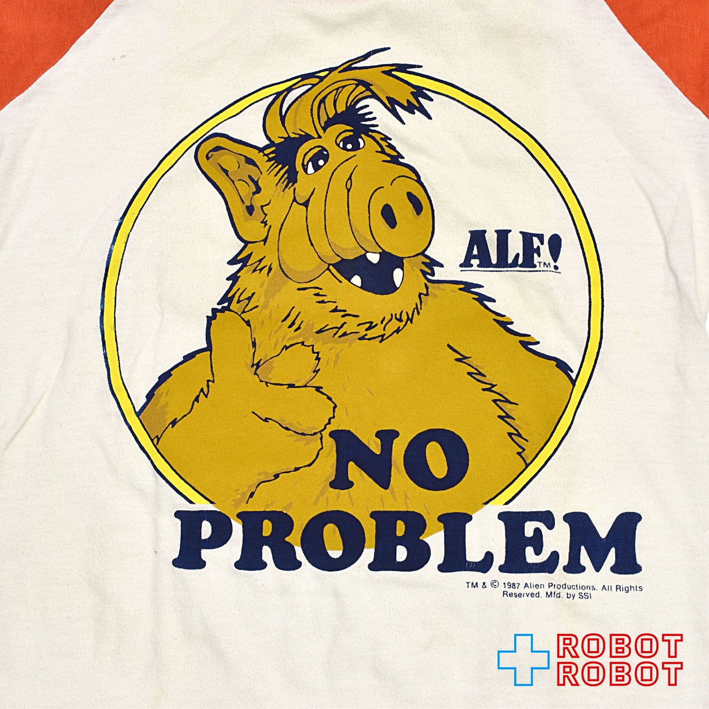 アルフ オフィシャル ユーズド キッズ ラグランTシャツ 1987