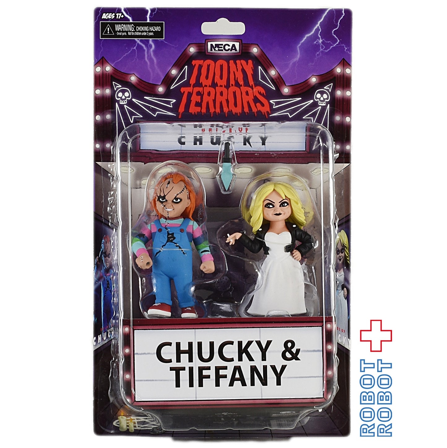 ネカ トゥーニーテラーズ スタイライズド チャイルド・プレイ チャッキーの花嫁 チャッキー&ティファニー 6インチ アクションフィギュア