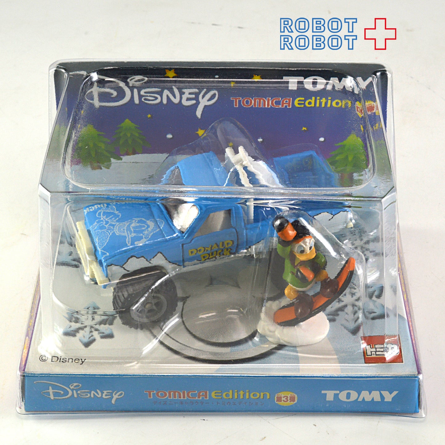 トミカエディション トヨタハイラックスビックフットドナルドのスノーボード