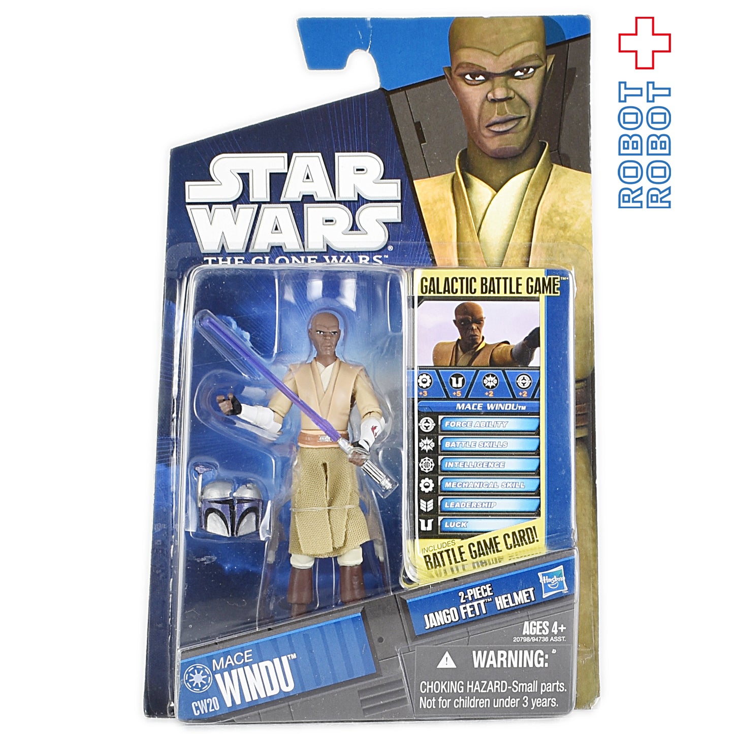 スター・ウォーズ 2010 クローンウォーズ CW20 メイス・ウィンドゥ アクションフィギュア US版 MOC