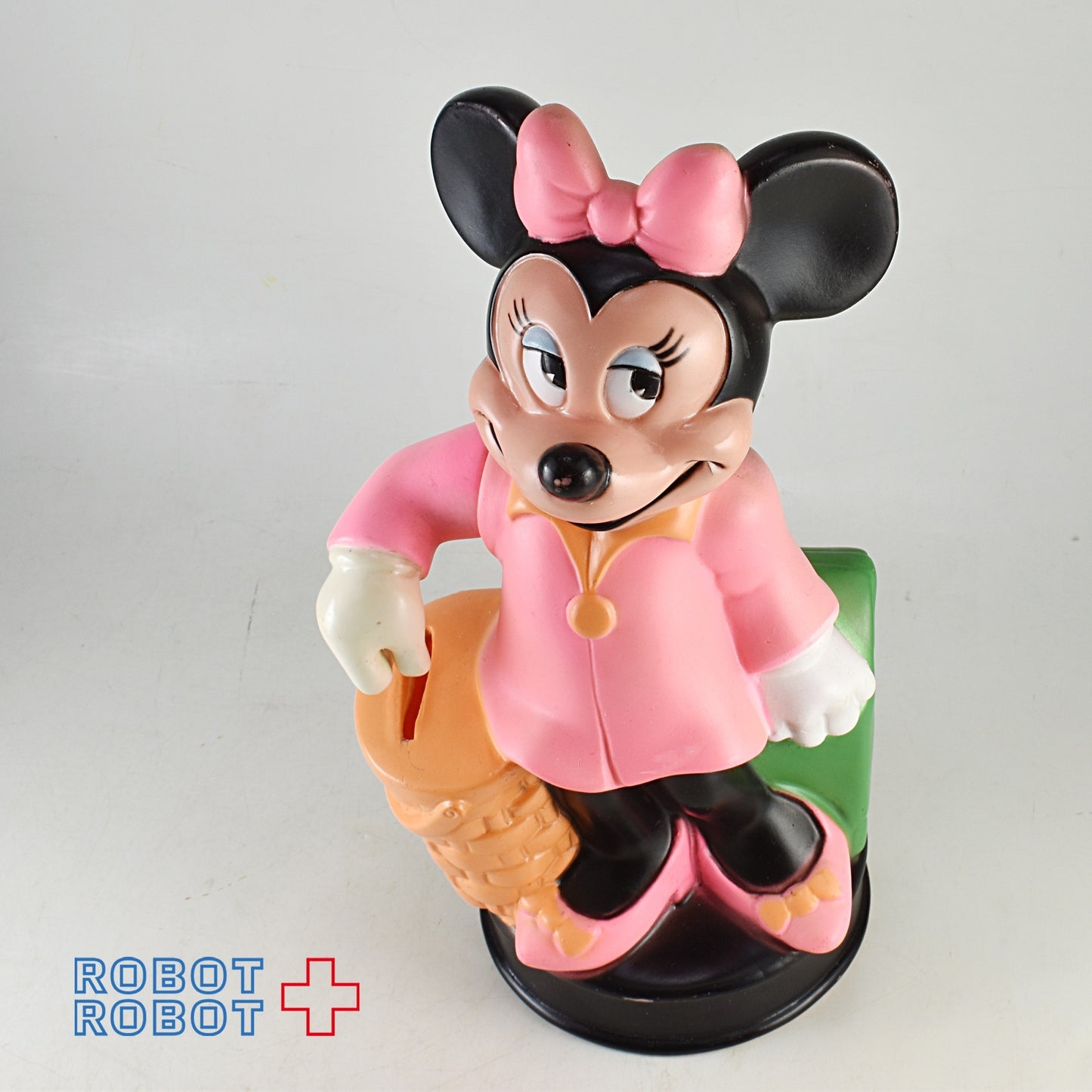 ディズニー ミニーマウス ソフビ貯金箱 アニマルトイズ