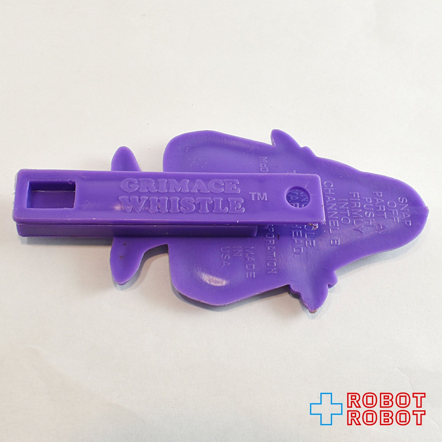 マクドナルド グリマス・ホイッスル プラスチック・トイ 1981 メイドインUSA