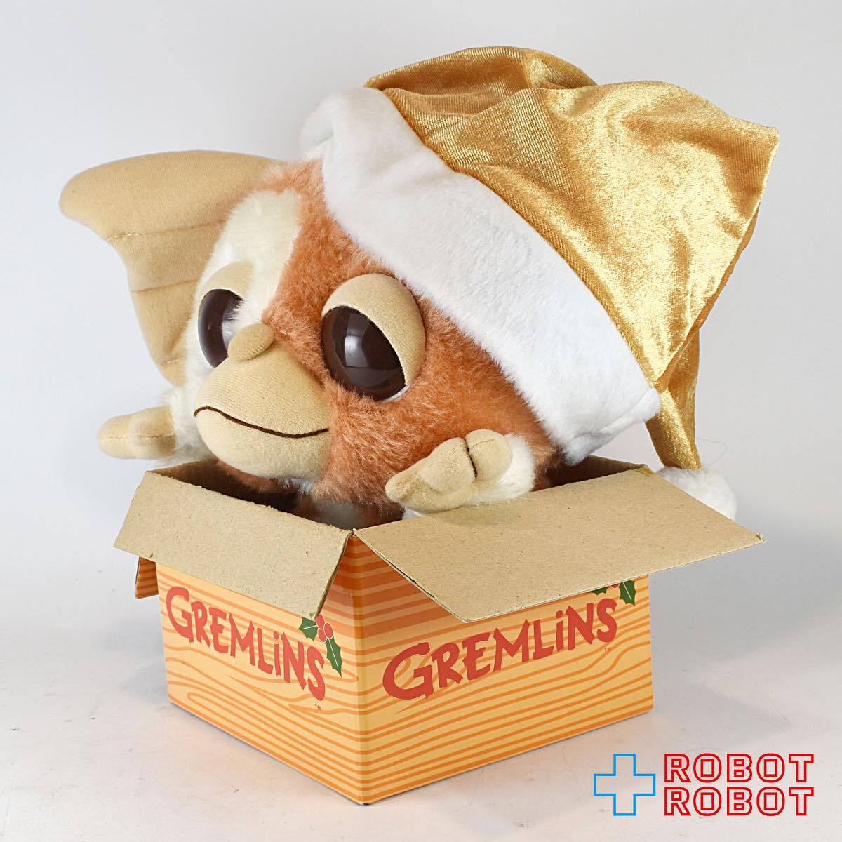 ジュンプランニング グレムリン ギズモ サンタ BIGぬいぐるみ ブラウン×ゴールド