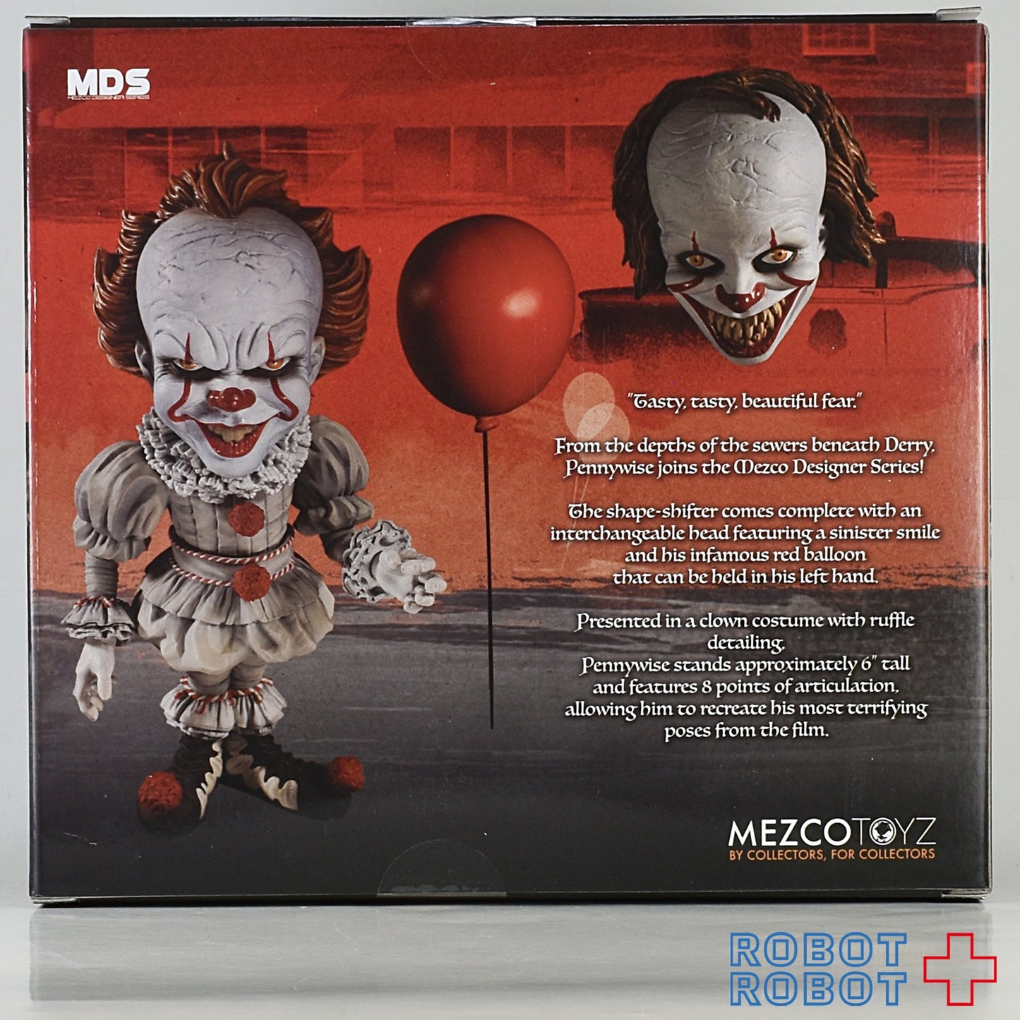IT イット それが見えたら、終わり。 ペニーワイズ スタイライズド アクションフィギュア MDS デザイナーシリーズ 未開封