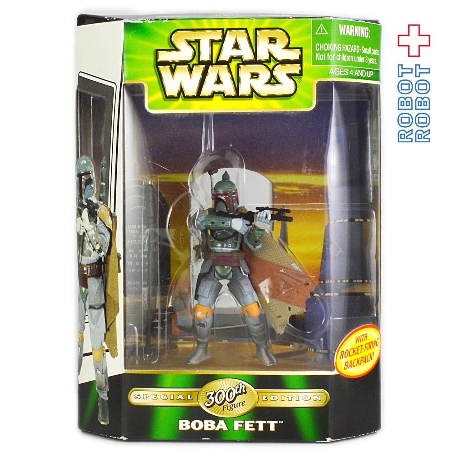 スター・ウォーズ POTF2 300th フィギュア ボバ・フェット ※パッケージ難有り