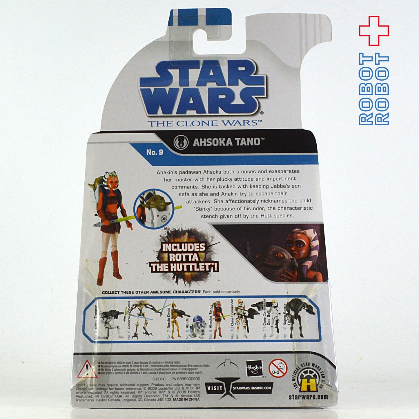 スター・ウォーズ CW2008 NO.9 アソーカ・タノ アクションフィギュア MOC US版