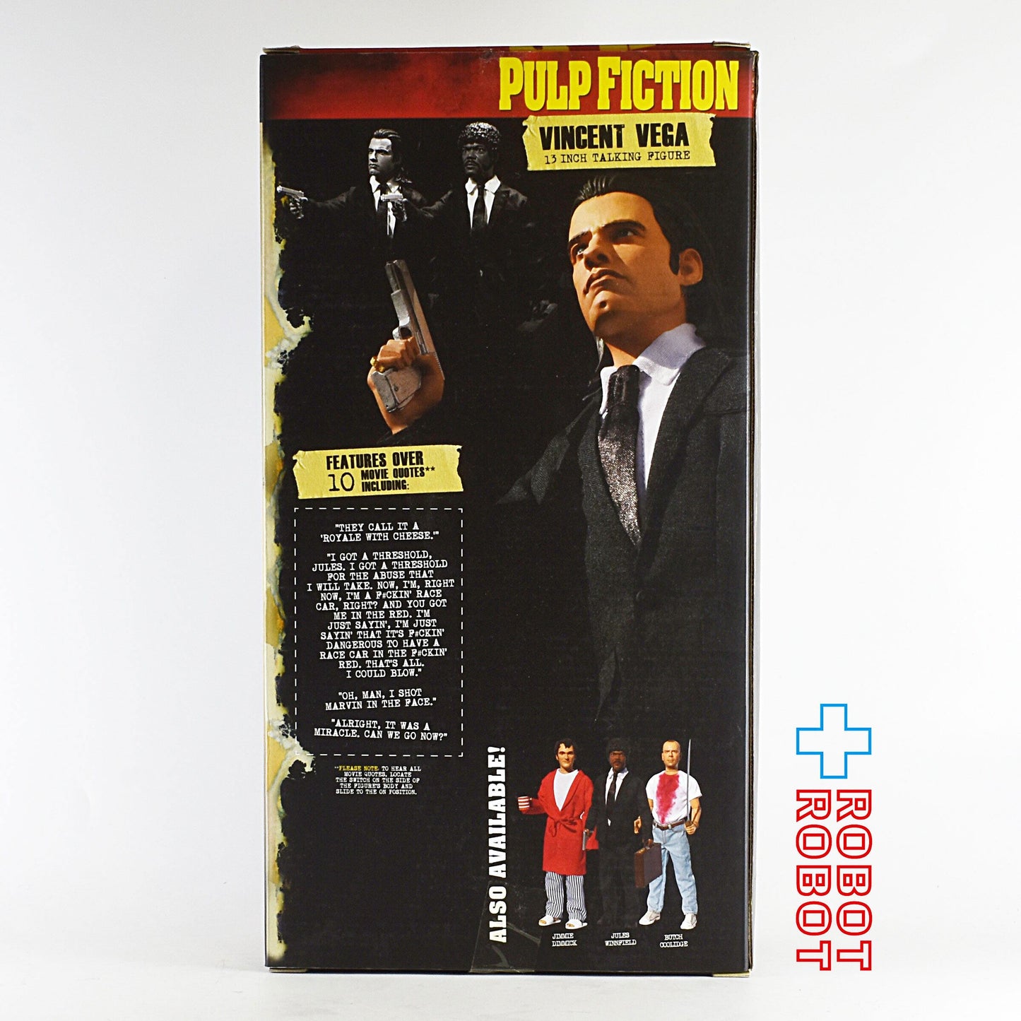 パルプ・フィクション ジョン・トラボルタ as ビンセント・ベガ 13インチ トーキングフィギュア 開封美品
