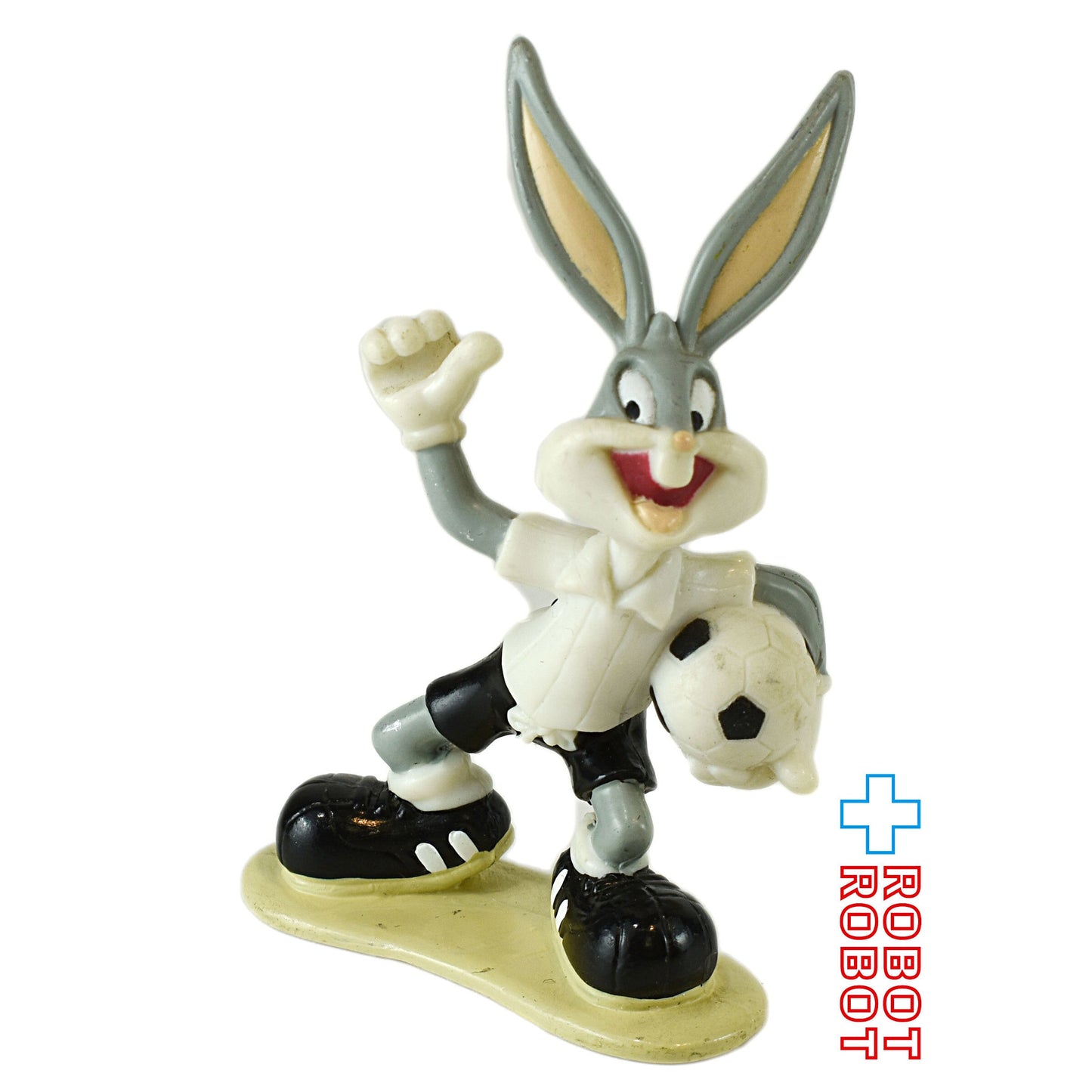 ルーニー・テューンズ バッグス・バニー サッカー 白黒 PVCフィギュア 1996
