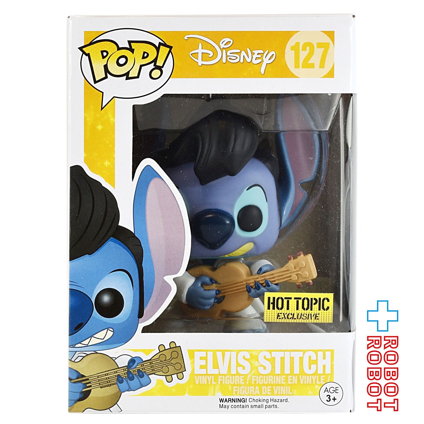 ファンコ POP! ディズニー 127 エルビス・スティッチ (リロ&スティッチ) ビニールフィギュア ホットトピック限定