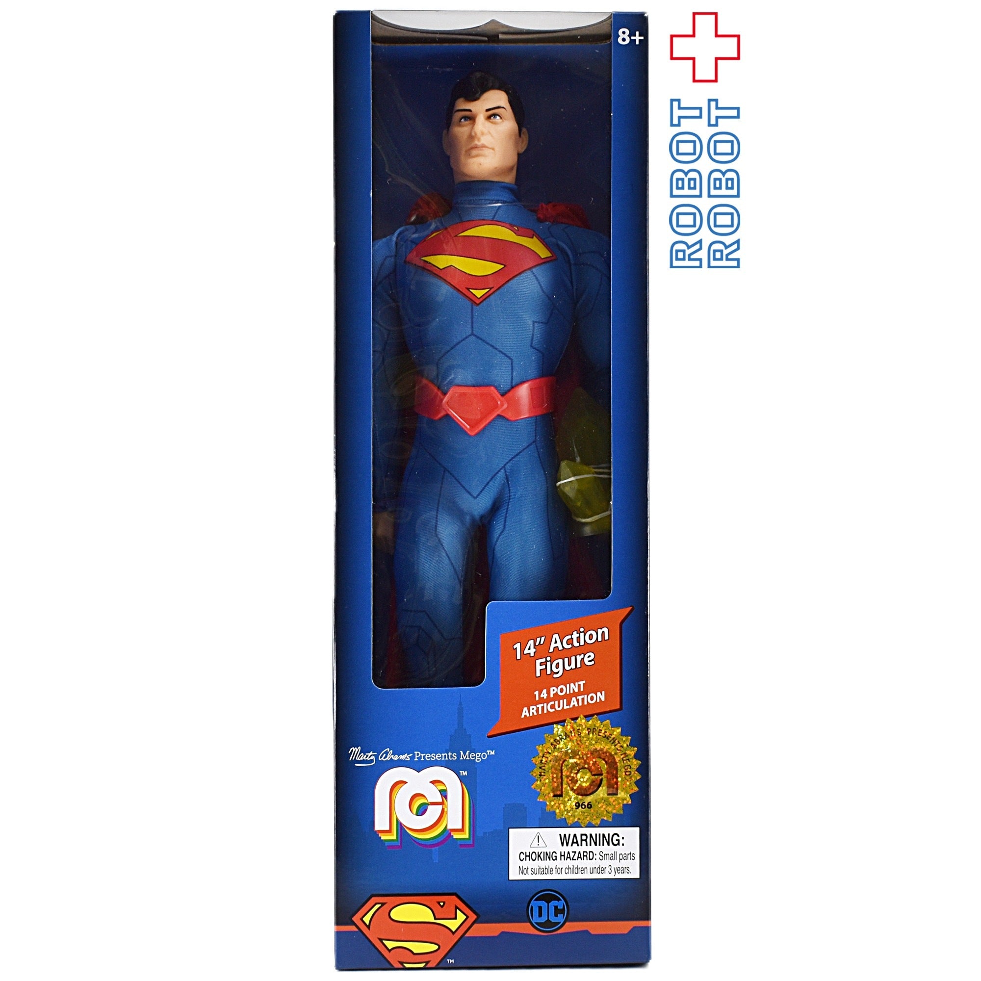 MEGO DC コミックス スーパーマン 14インチ レトロ アクション