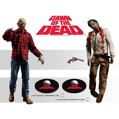 メズコ ワン12コレクティブ ゾンビ Dawn of the Dead フライボーイ&プライドシャツゾンビ 1/12 アクションフィギュア ボックスセット