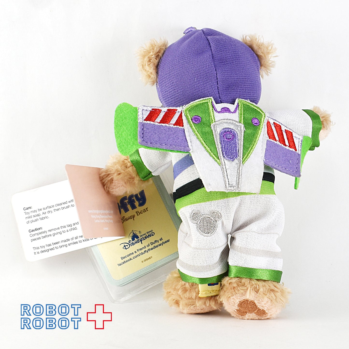 HKDL 香港ディズニーランド ダッフィー ぬいぐるみ キーチェーン バズ