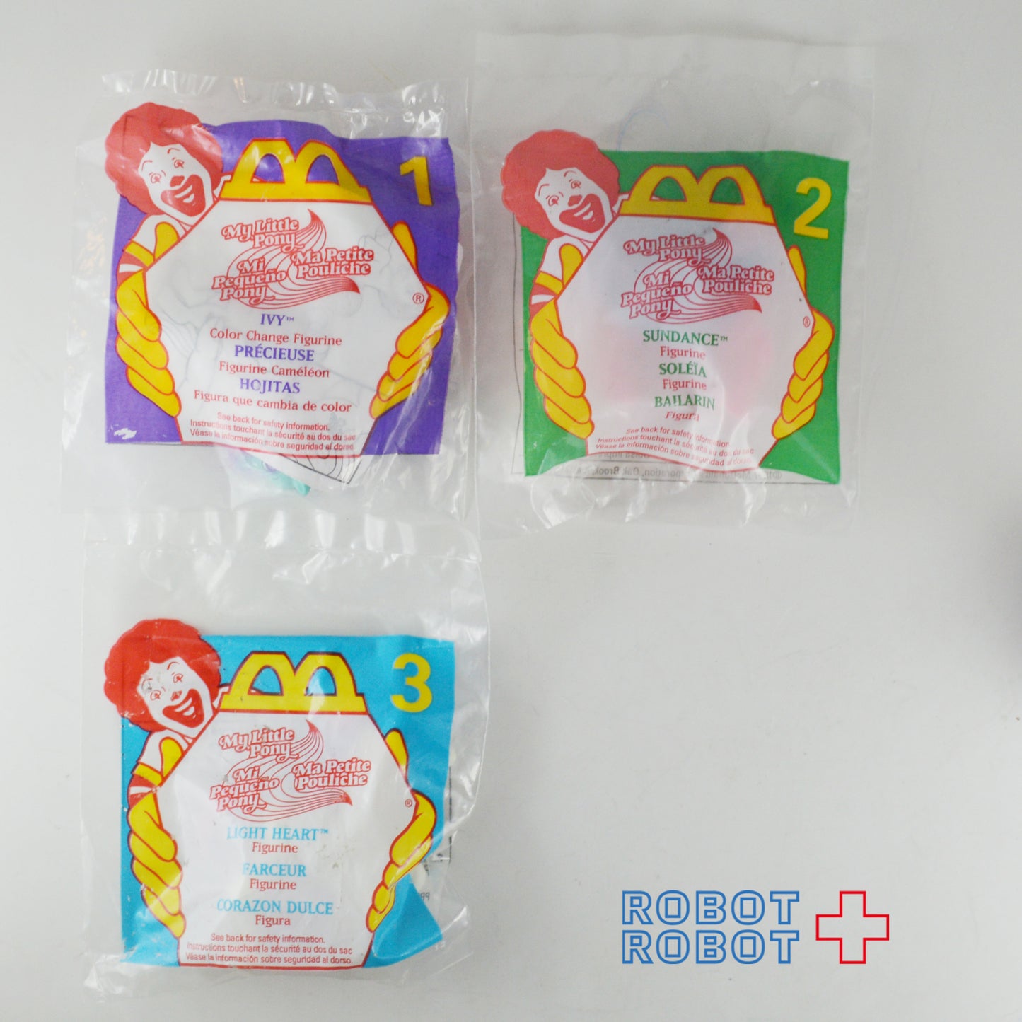 マイリトルポニー1997マクドナルド3種セット袋入