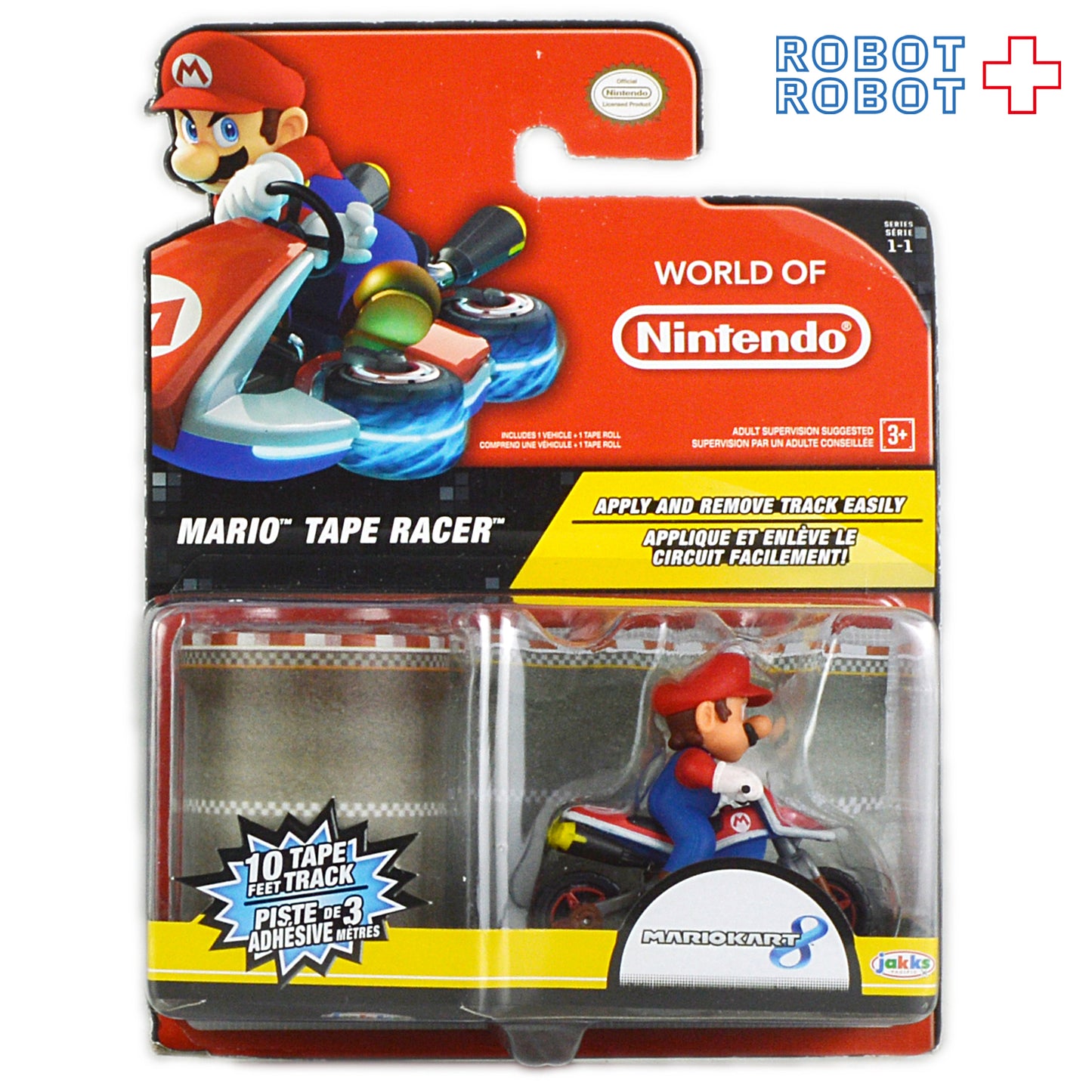 ワールドオブニンテンドー テープレーサー / マリオ バイク 2.5インチアクションフィギュア