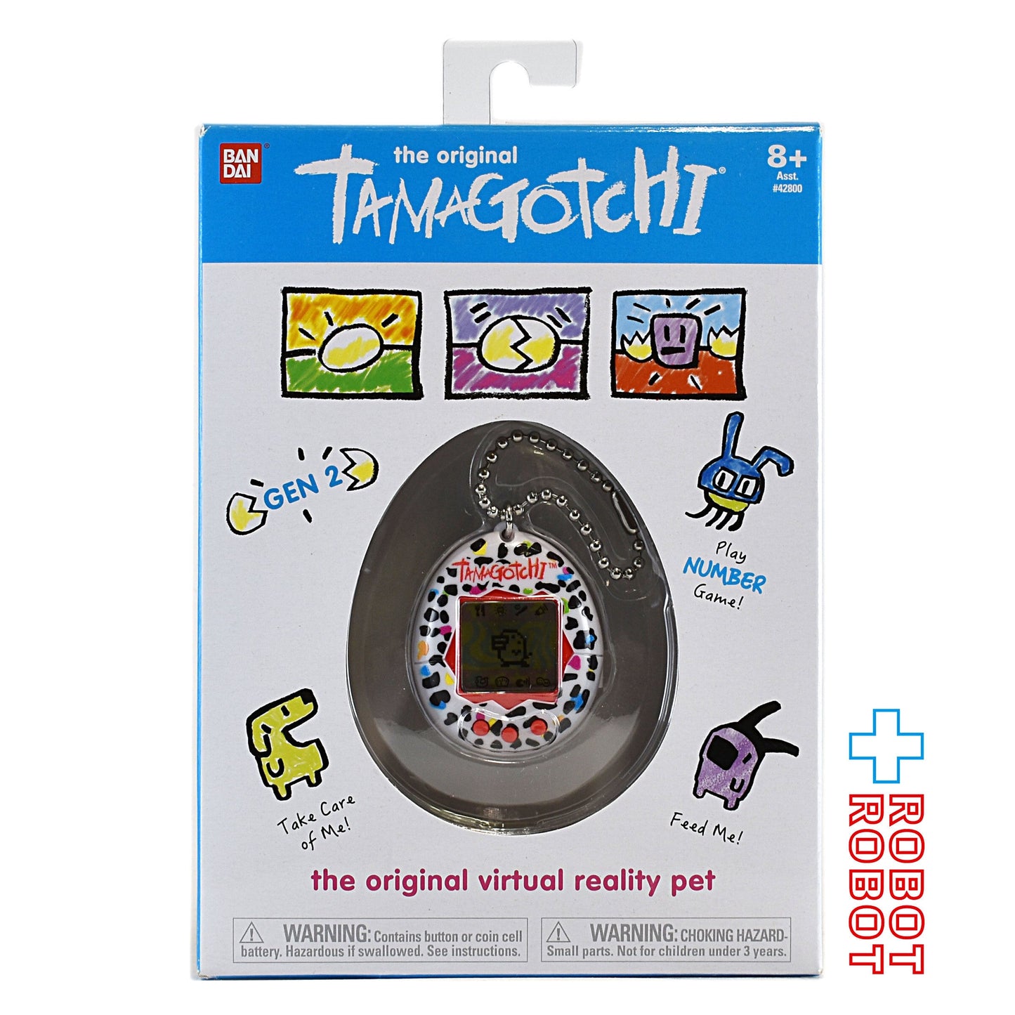バンダイ US版 オリジナルたまごっち GEN #2 カラフルレオパード