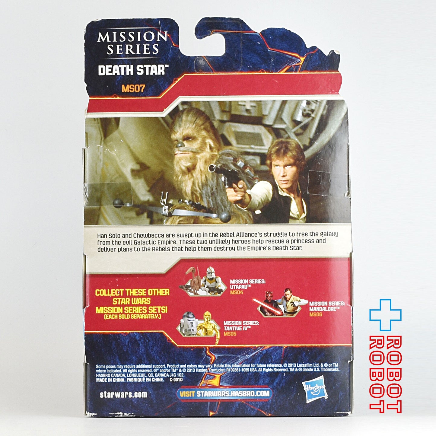 スター・ウォーズ ミッションシリーズ MS07 デス・スター ハン・ソロ & チューバッカ アクションフィギュア US版 MOC