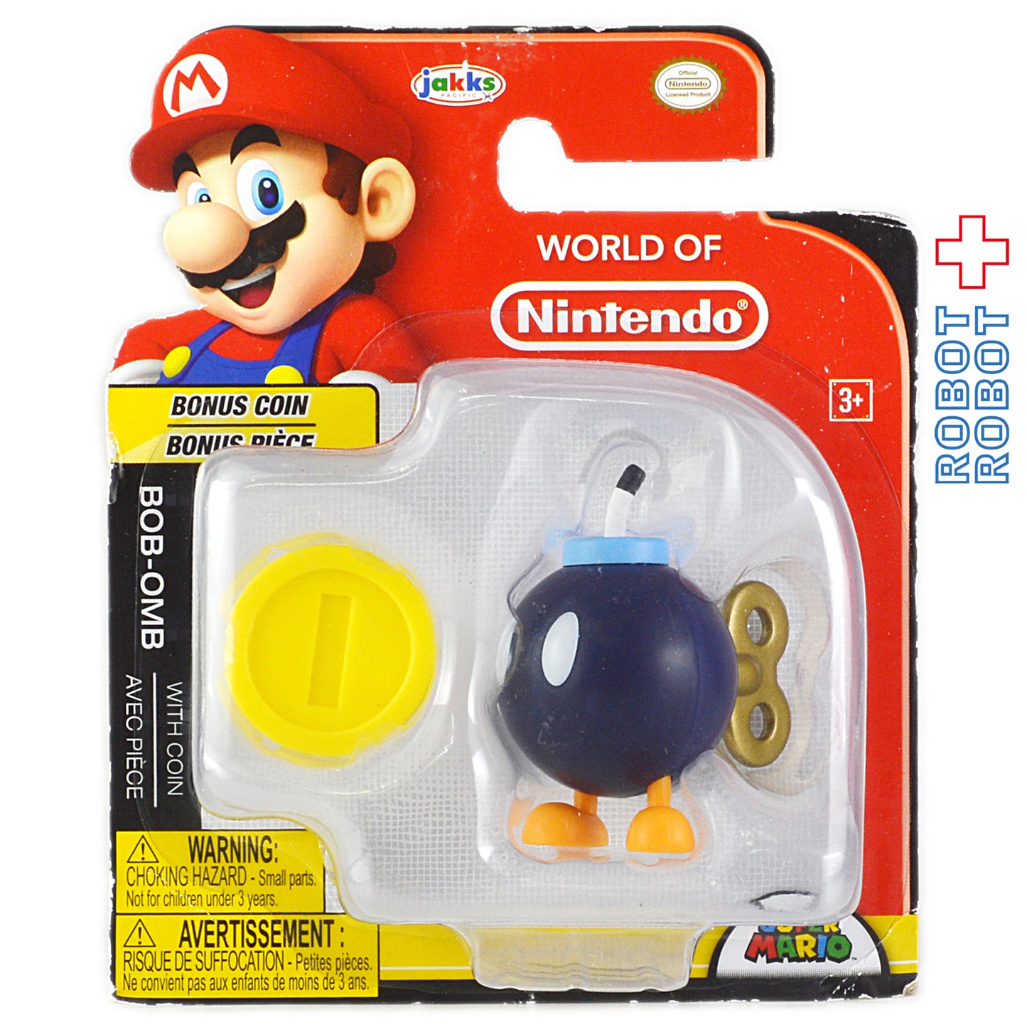 ワールドオブニンテンドー ボーナスコイン付 スーパーマリオ / ボム兵 2.5インチアクションフィギュア