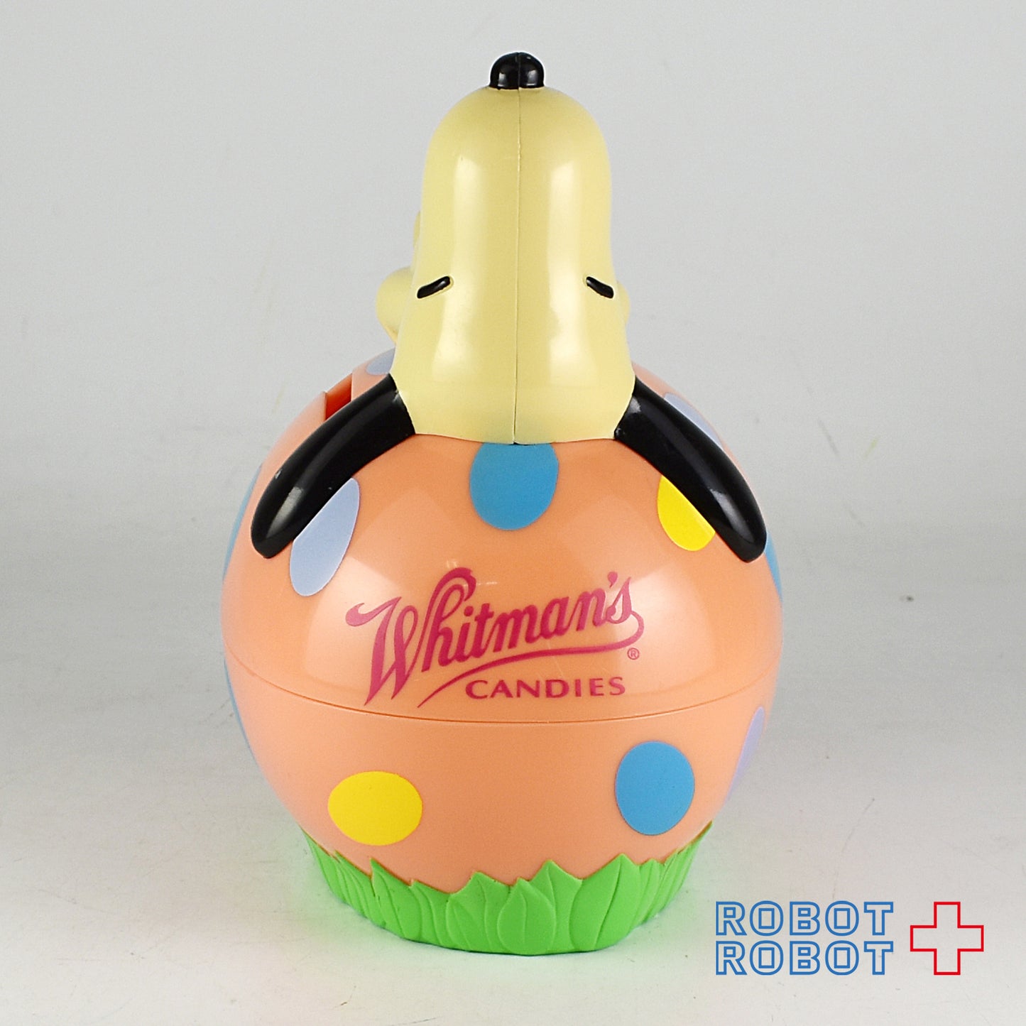 スヌーピー プラスチック貯金箱 イースターエッグ ピンク