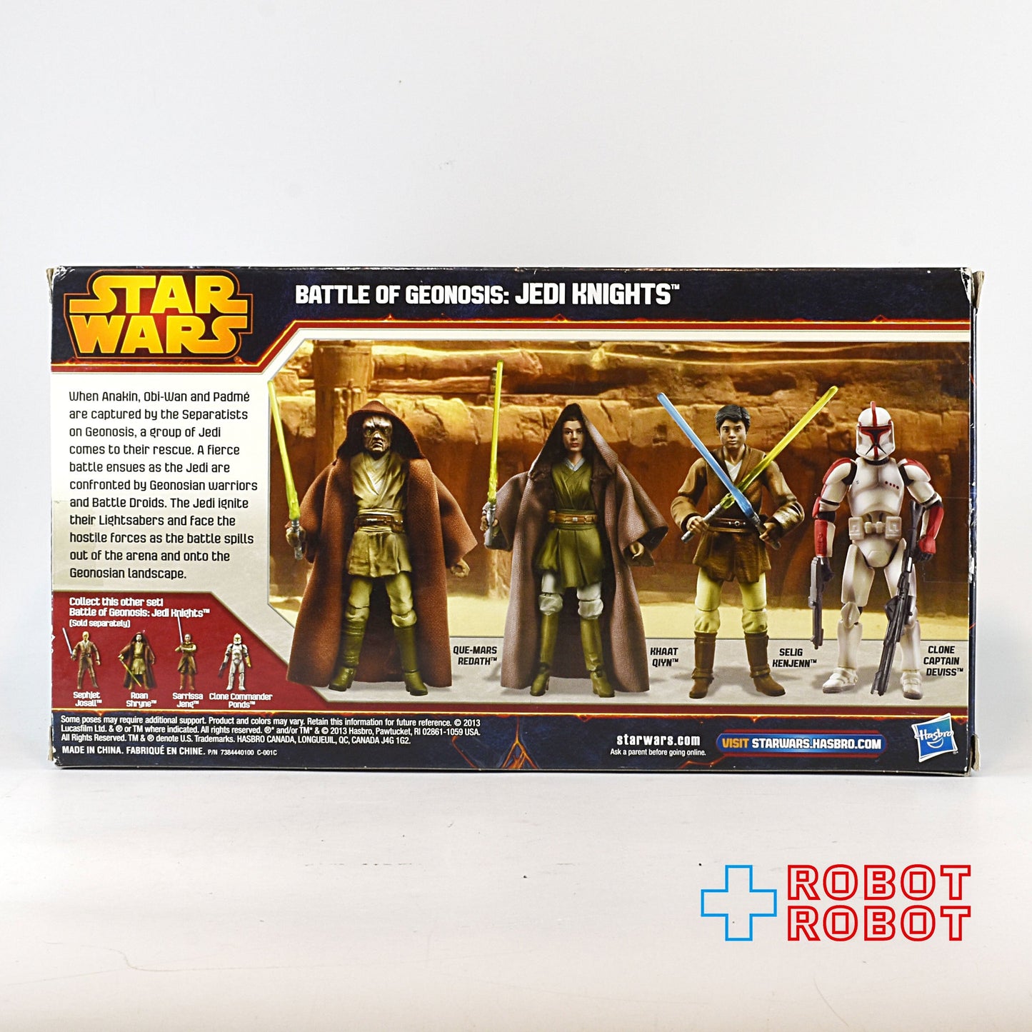 スター・ウォーズ バトル・オブ・ジオノーシス ジェダイナイト アクションフィギュア 4体セット A