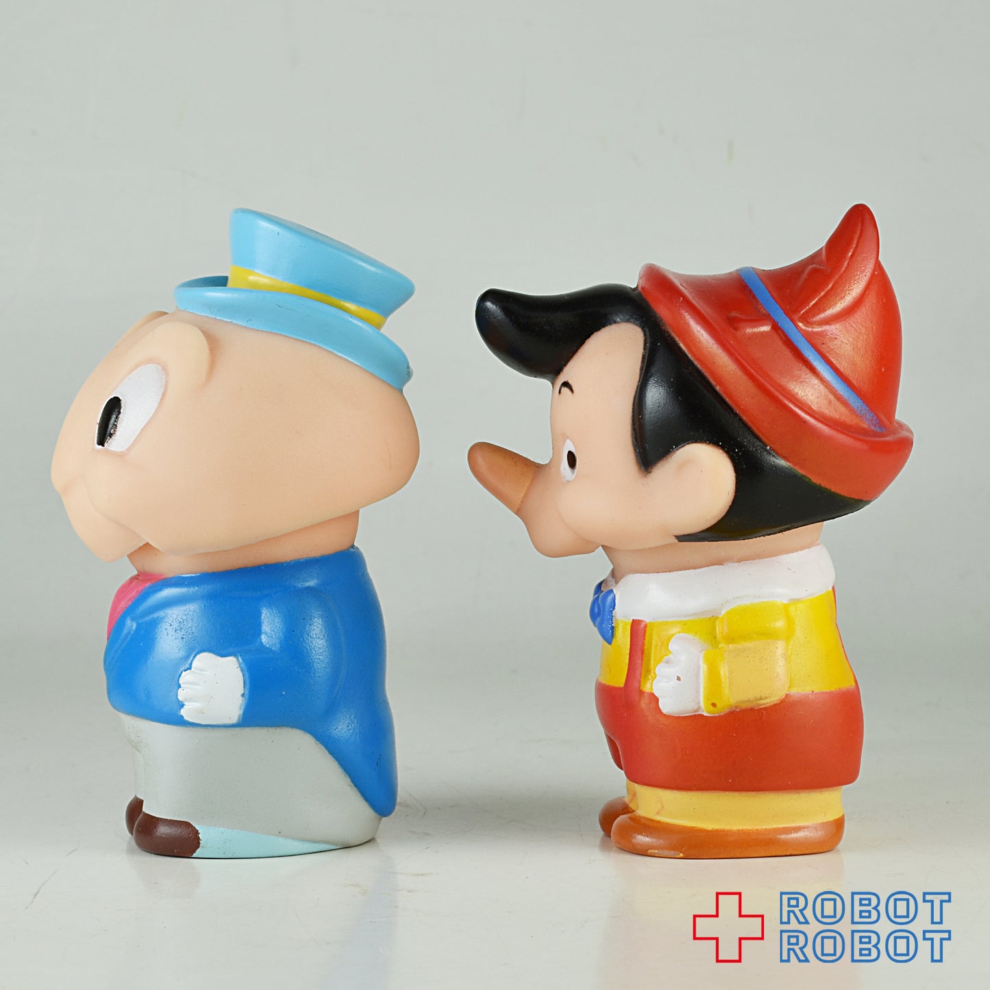 Ideal ディズニー ピノキオ&ジミニークリケット ラバースクイーク