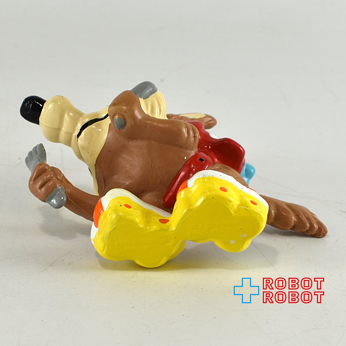 アプローズ ワーナーブラザーズ ルーニー・テューンズ ワイリー・コヨーテ アクメロケットスケート 薄茶色 PVC フィギュア