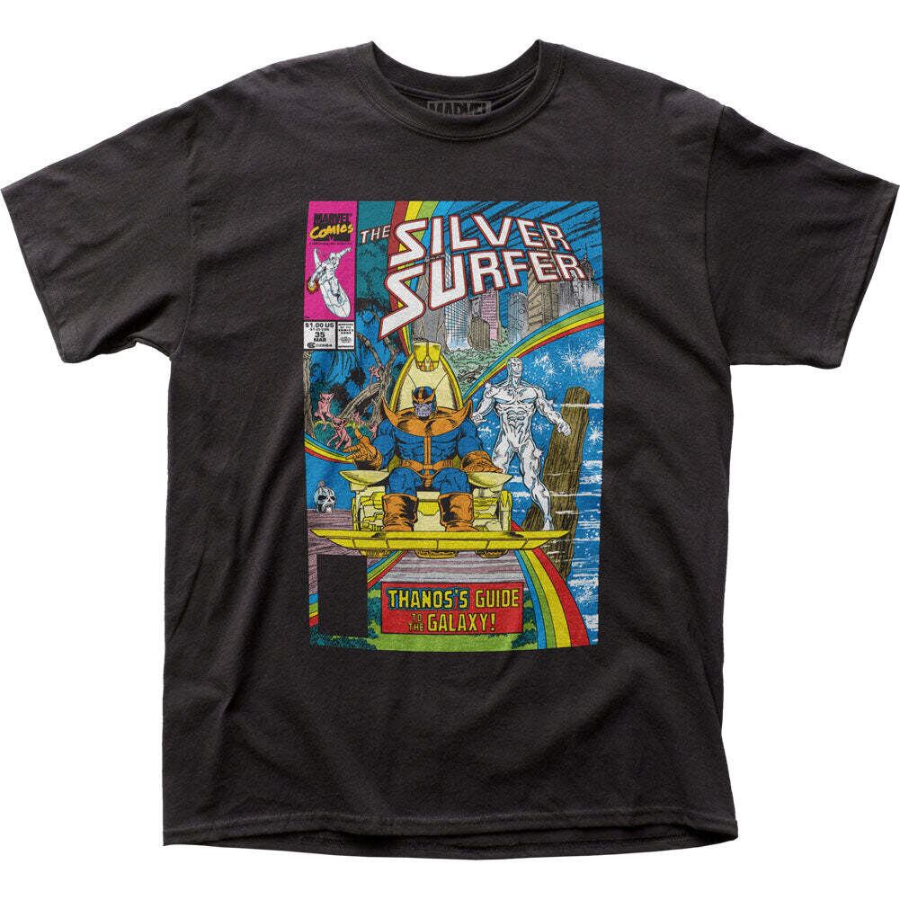 マーベル Tシャツ Marvel Comics Fantastic Four Silver Surfer Guide To The Galaxy Black