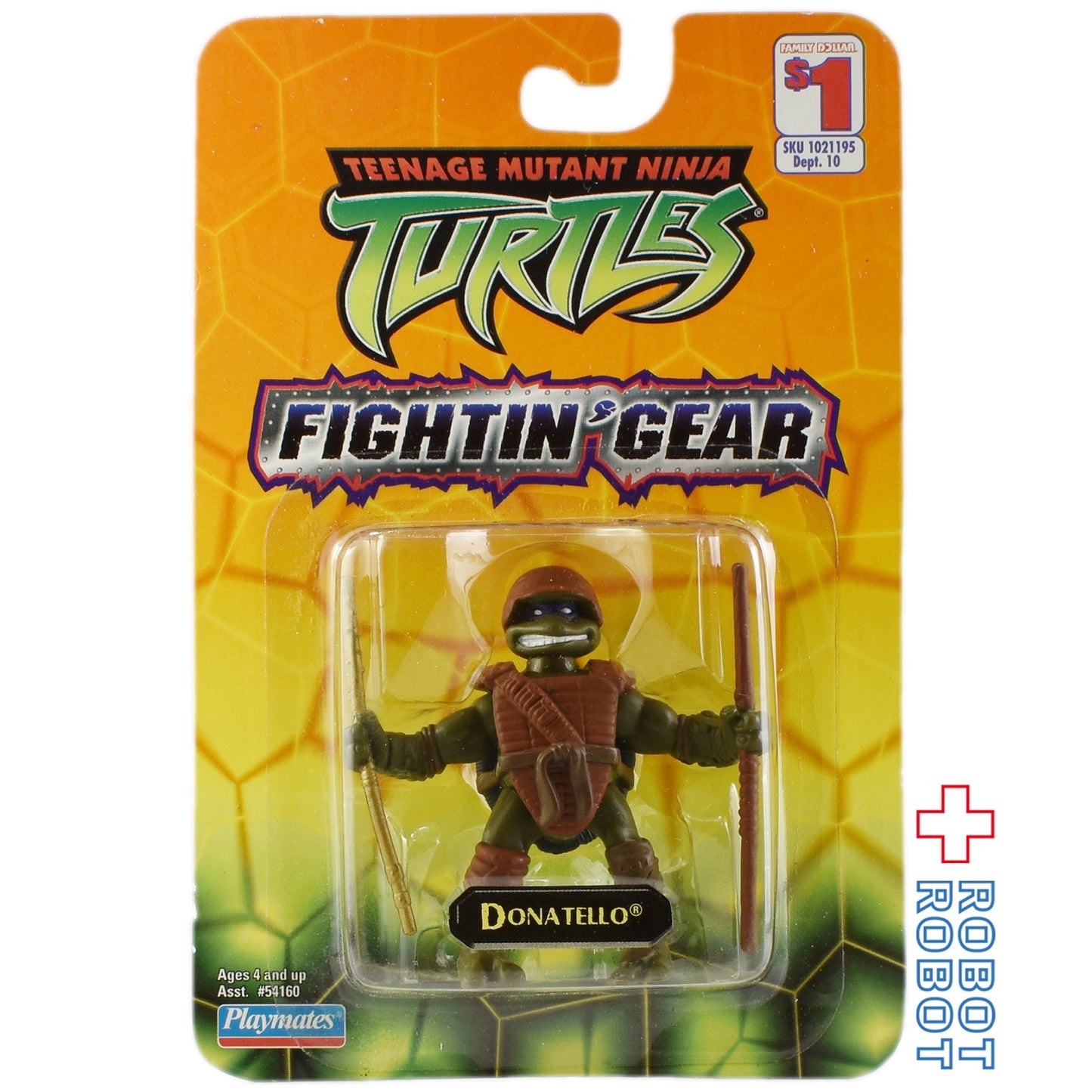 プレイメイツ タートルズ TMNT ファイティンギア ドナテロ ミニチュアアクションフィギュア