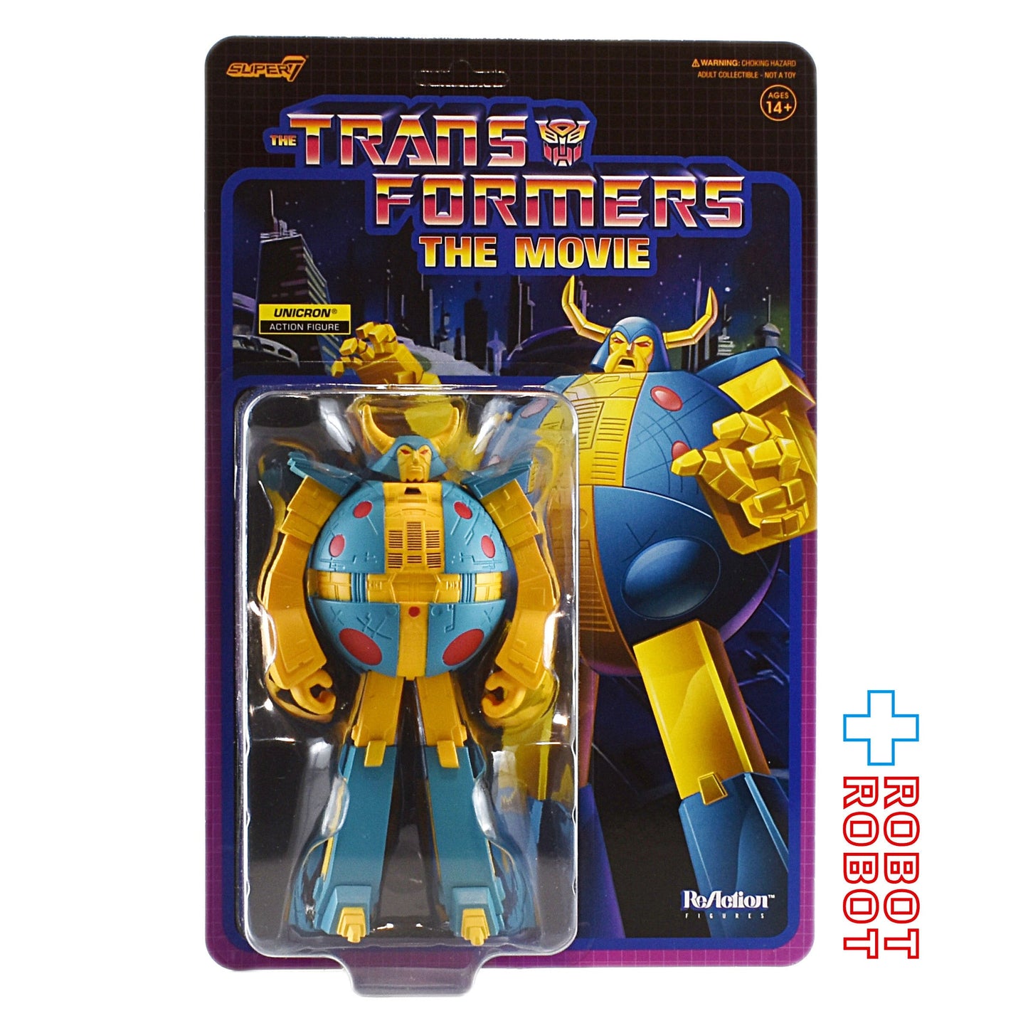 リ・アクション 超ロボット生命体トランスフォーマー ウェーブ6 ユニクロン 6インチ アクションフィギュア (スーパー7) 未開封