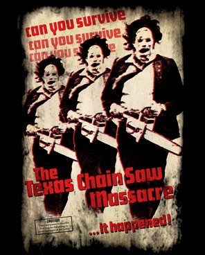 Tシャツ 悪魔のいけにえ テキサスチェーンソー 3連