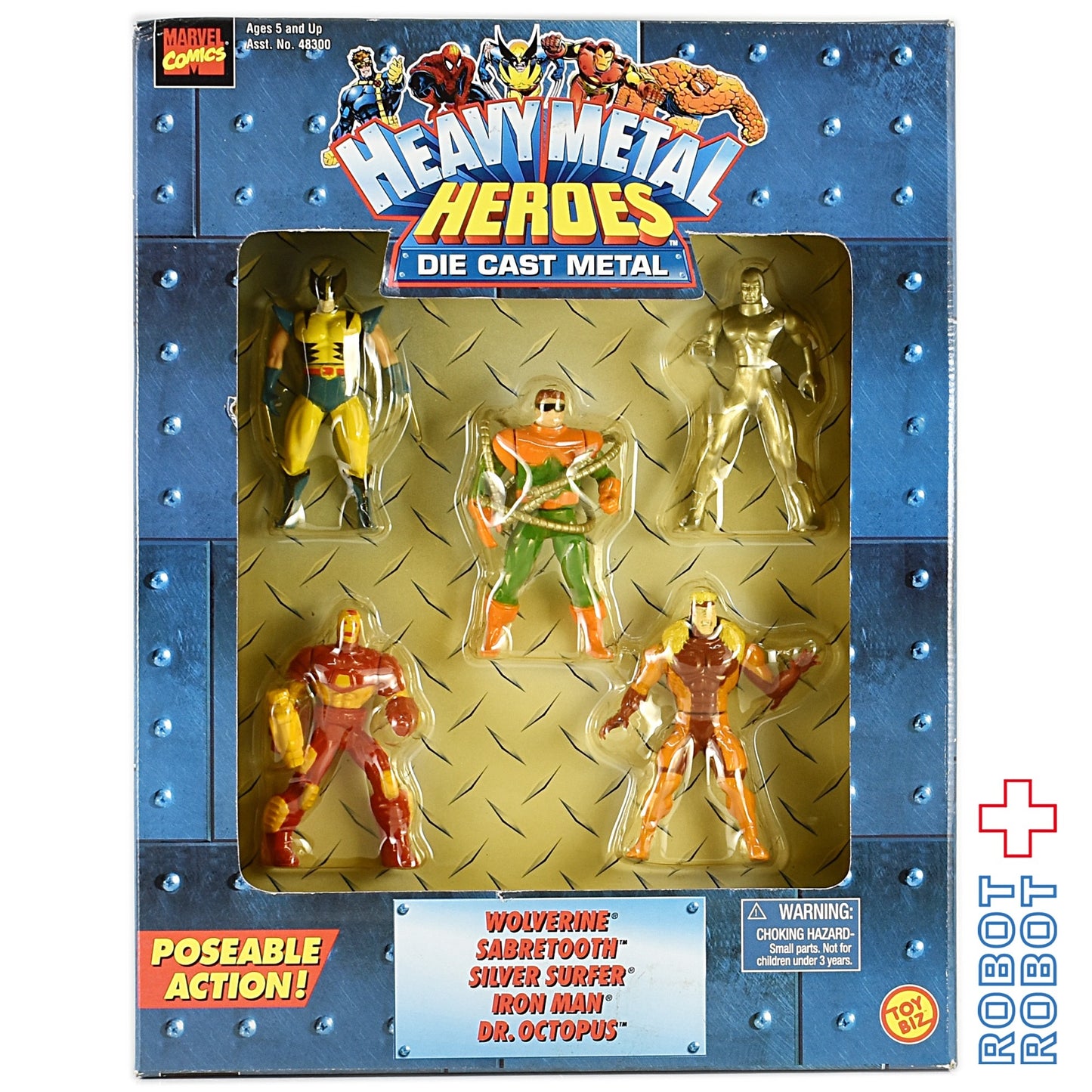 トイビズ ヘビー メタル ヒーローズ ダイキャスト フィギュア 5種セット