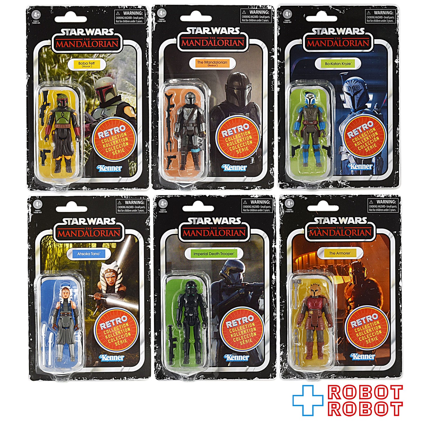 スター・ウォーズ レトロコレクション マンダロリアン Wave 2 アクションフィギュア 6種セット